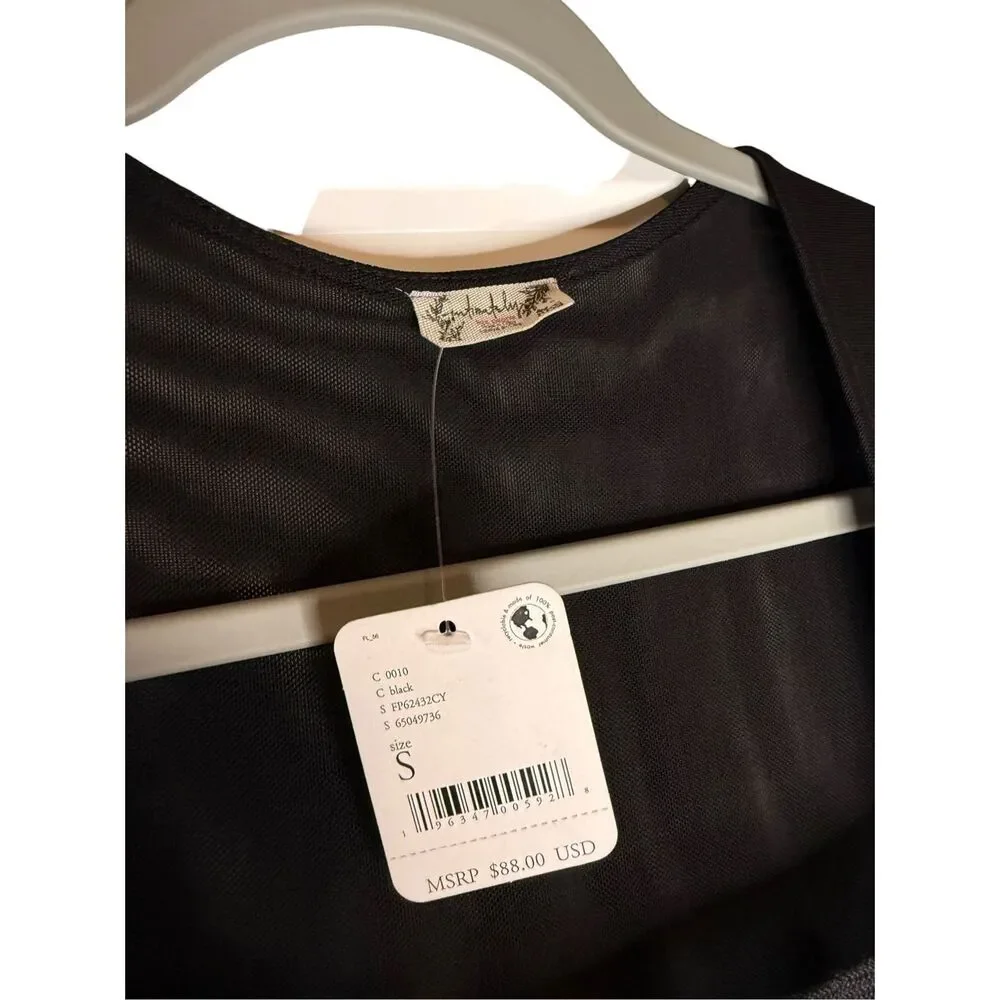 Free People Corset-is Convertible Mesh Bodycon Dress Size Small NWT - Picture 7 of 7